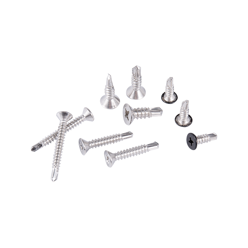 Sekrup pengoros diri kepala countersunk